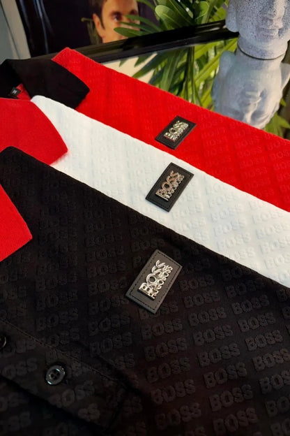 Polo BOSS Textura