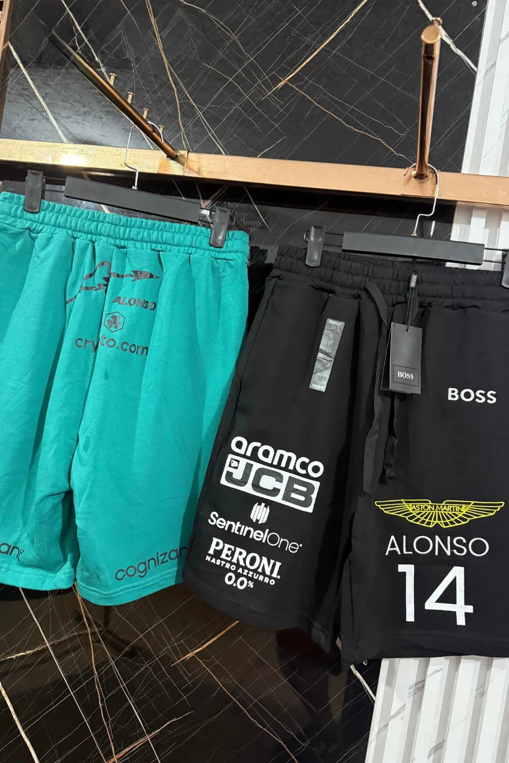 Pantaloneta Aston Martin Aramco Puma F1 - Escuderia 1.1