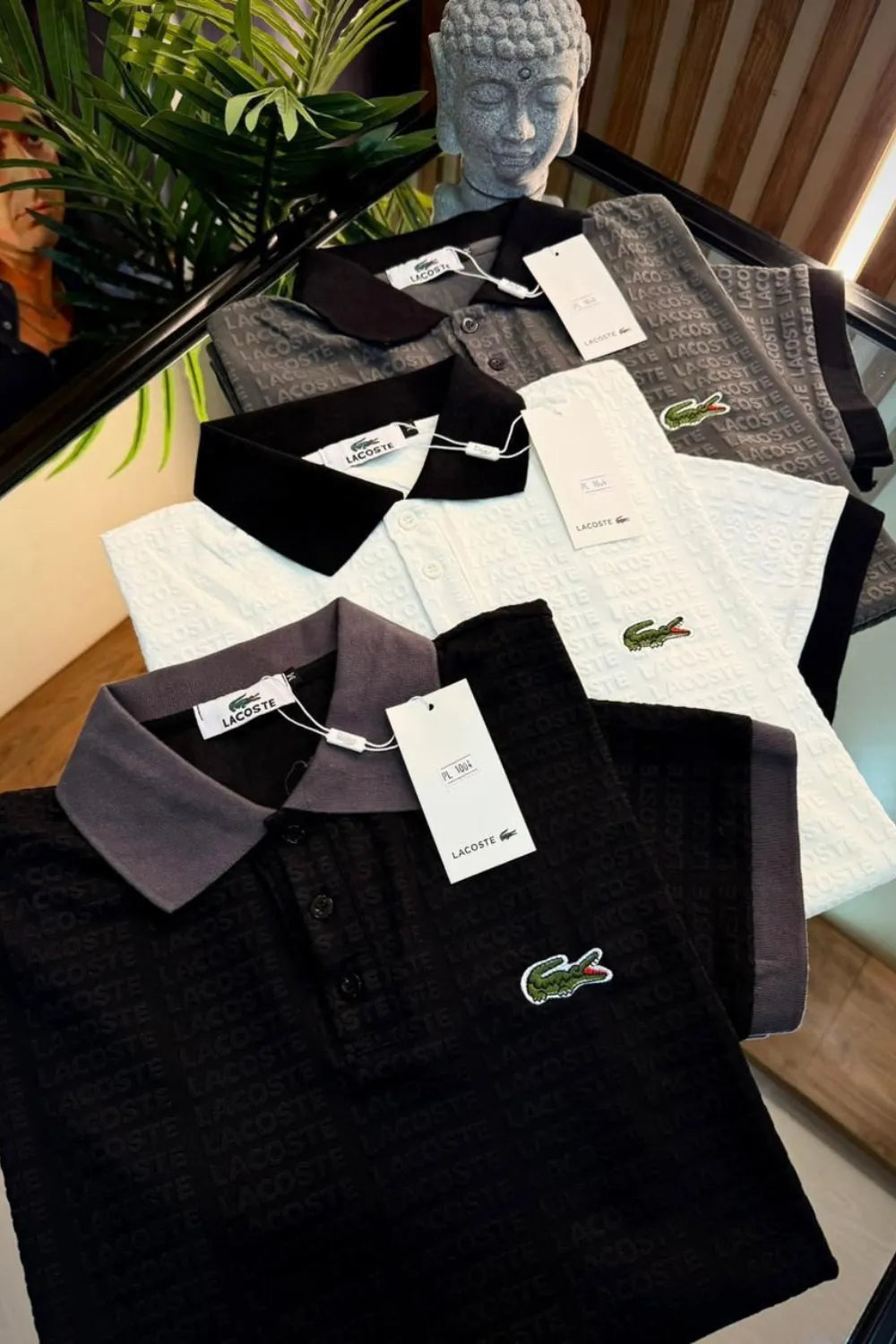 Polo Lacoste Textura