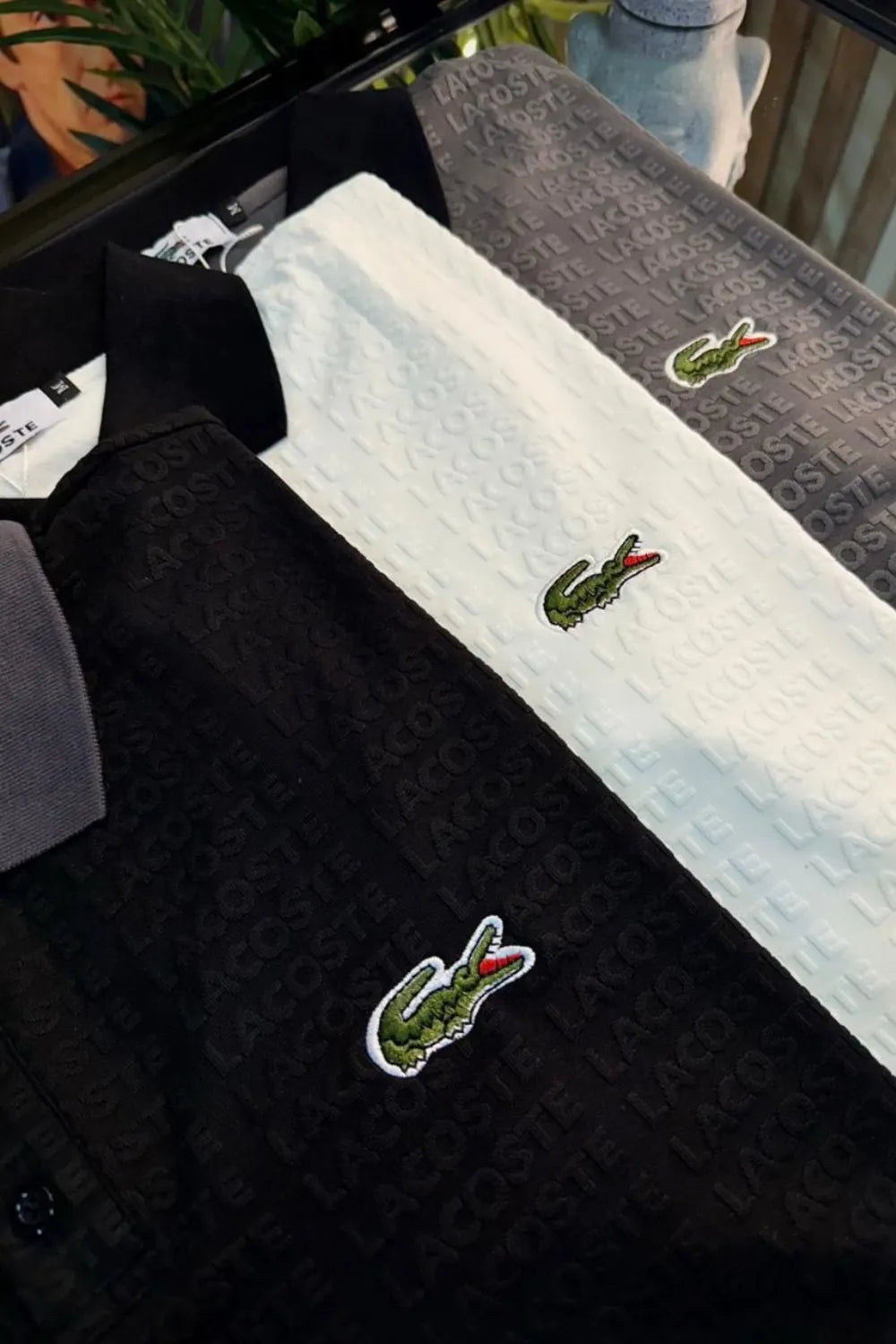 Polo Lacoste Textura
